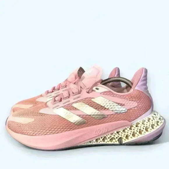 Adidas 4DFWD Pulse Wonder Mauve Sandy Beige  Acid Red Women 10 Shoes Gym Running - Picture 1 of 13